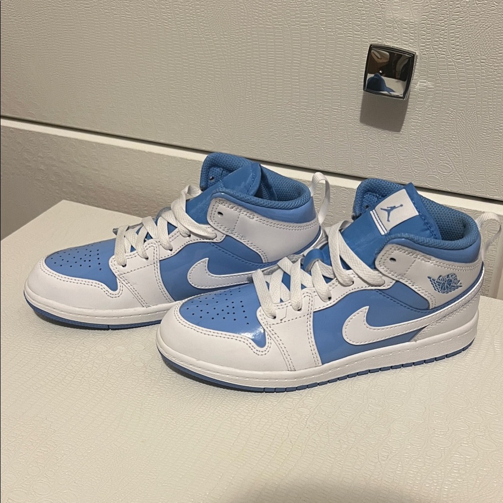 Jordan Kids Sneakers White and Light Blue